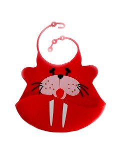 Babero de Silicona Animal Baby Bib Abeja Amarilla