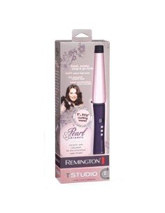 Rizador de Cabello Ondulado Grueso Remington Cerámica Pearl, Tstudio CI95AC-2 2