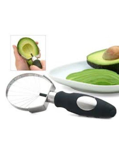 Rebanador y pelador de aguacate hace porciones perfectas para tu ensalada