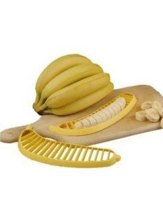 ⭐ Rebanador de Banana realiza perfectas rodajas para ensaladas 2