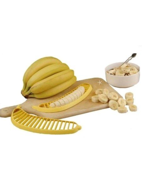 Rebanador de Banana realiza perfectas rodajas para ensaladas 