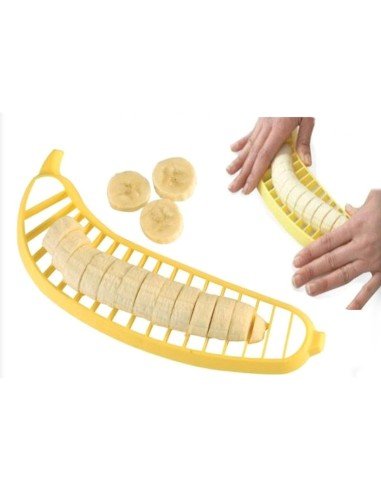 Rebanador de Banana realiza perfectas rodajas para ensaladas 