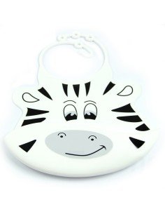 Babero de Silicona Animal Baby Bib Abeja Amarilla