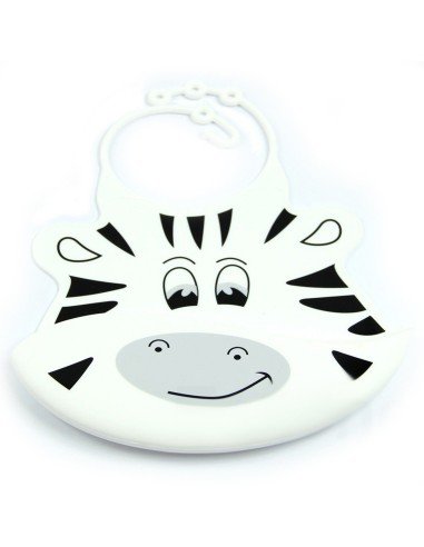 Babero de Silicona Animal Baby Bib Abeja Amarilla
