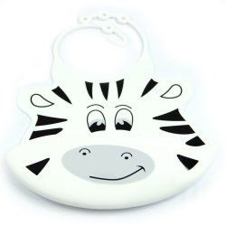 Babero de Silicona Animal Baby Bib Abeja Amarilla