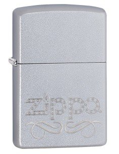 Encendedor Zippo Texture Scroll satin chrome