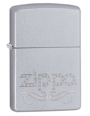 Encendedor Zippo Texture Scroll satin chrome