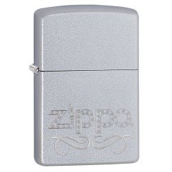 Encendedor Zippo Texture Scroll satin chrome