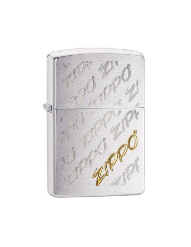 Encendedor Zippo Texture Brand Gold