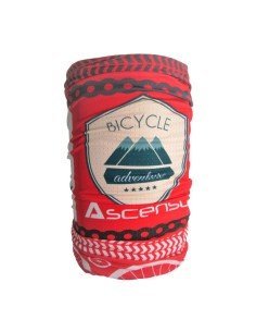 Buff Multifuncional Ascenso Bicycle Red