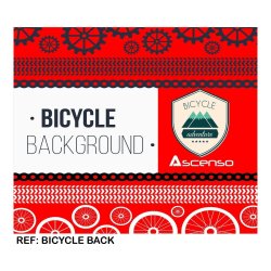 Buff Multifuncional Ascenso Bicycle Red