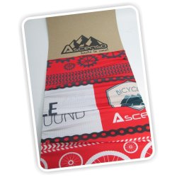 Buff Multifuncional Ascenso Bicycle Red