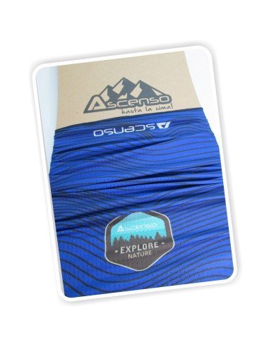 Buff Multifuncional Ascenso Curvas Blue Azul