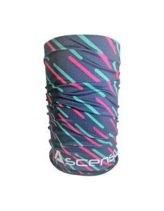 Buff Multifuncional Ascenso Diagonales Turquesa Pink