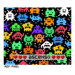 Buff Multifuncional Ascenso Pixel