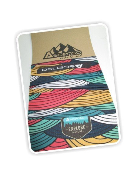 Buff Multifuncional Ascenso Ideal para deportistas,  ciclismo, montañismo, yoga Buff Multifuncional Ascenso Ideal para deportistas,  ciclismo, montañismo, yoga