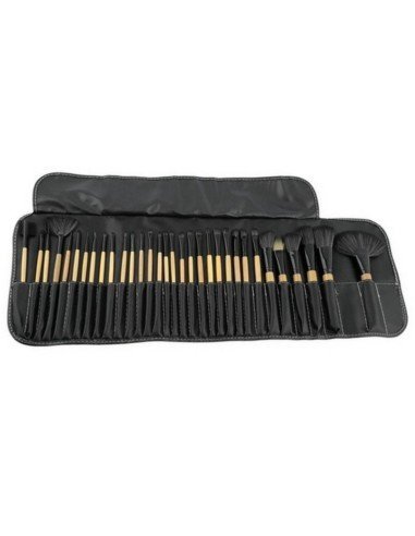 Set de 32 brochas y pinceles para maquillaje profesional