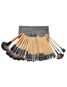 Set de 32 brochas y pinceles para maquillaje profesional 2