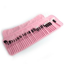 Set de 32 brochas y pinceles para maquillaje profesional