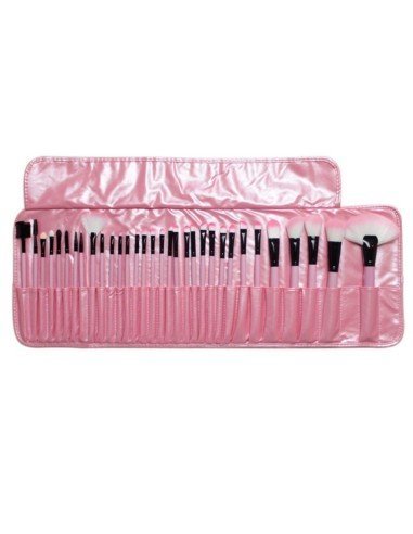 Set de 32 brochas y pinceles para maquillaje profesional