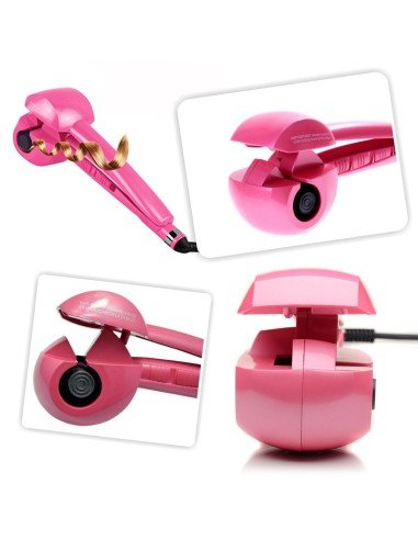 Rizador Automático de Cabello Perfect Tool Curl Fucsia