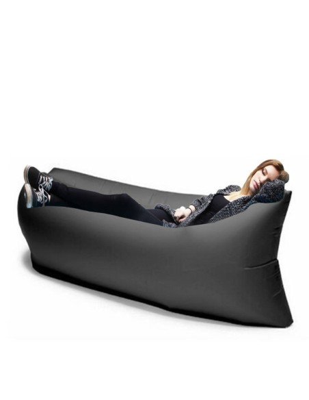 Sofá Inflable Lazy Bag + Bolso Relaxbag colchón Cloud Lounger playa, camping y exteriores