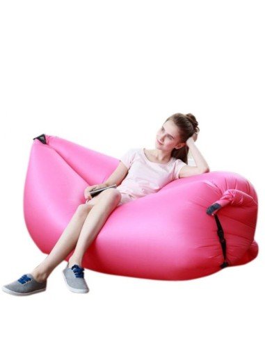 Sofá Inflable Lazy Bag + Bolso Relaxbag colchón Cloud Lounger playa, camping y exteriores