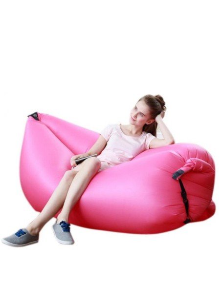 Sofá Inflable Lazy Bag + Bolso Relaxbag colchón Cloud Lounger playa, camping y exteriores