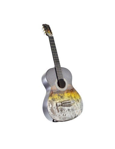 Guitarra Acustica Redonda La Clasica Finas Maderas Con Boquete