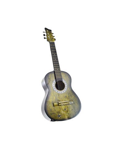 Guitarra Acustica Redonda La Clasica Finas Maderas Con Boquete