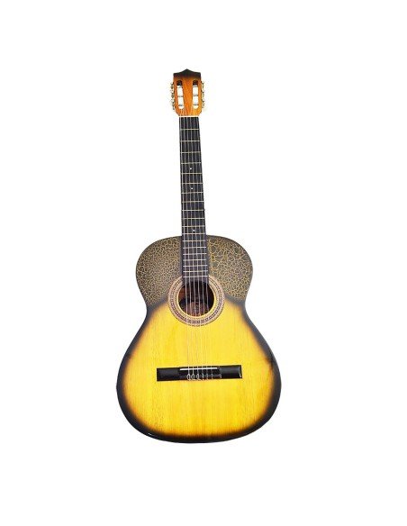 Guitarra Acustica Redonda La Clasica Finas Maderas Con Boquete