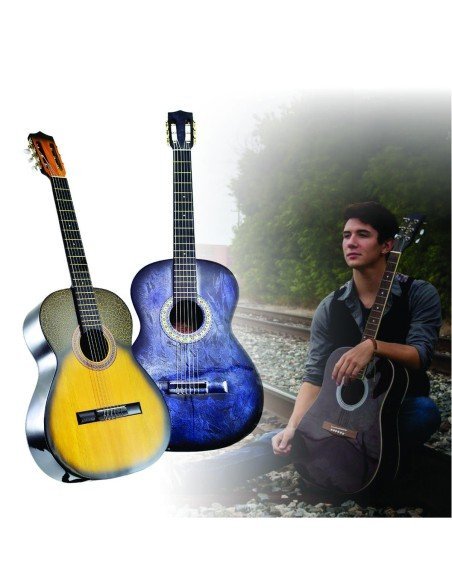 Guitarra Acustica Redonda La Clasica Finas Maderas Con Boquete