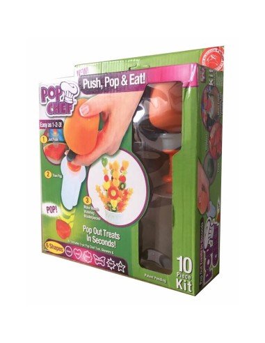Set Pop Chef Para Decoración Fruchetas Alimentos Pinchos de frutas