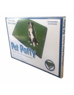 Tapete de Entrenamiento Puppy Potty baño Pasto Grande 2