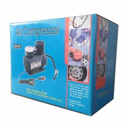 Mini compresor de Aire para auto 12V 300PSI neumáticos con boquillas gratis