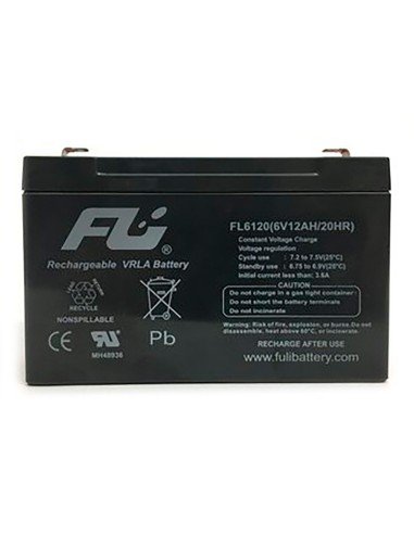 Batería Sellada FuliBattery 6V-12AH ref. FL6120GS