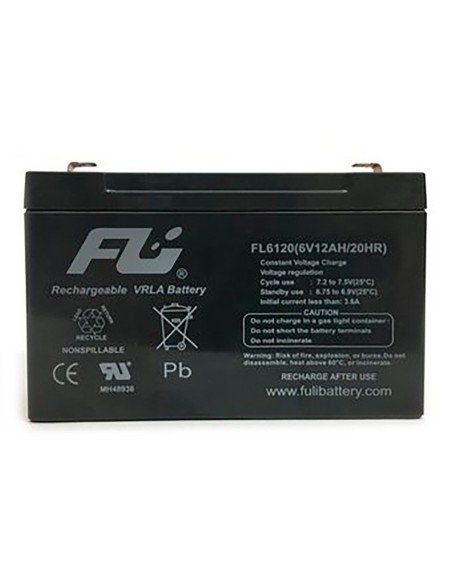 Batería Sellada FuliBattery 6V-12AH ref. FL6120GS
