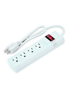 Supresor de Picos de 4 salidas, multiplique sus opciones de conexión