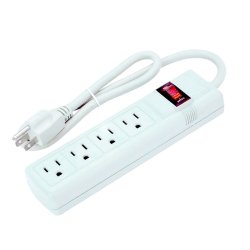 Supresor de Picos de 4 salidas, multiplique sus opciones de conexión