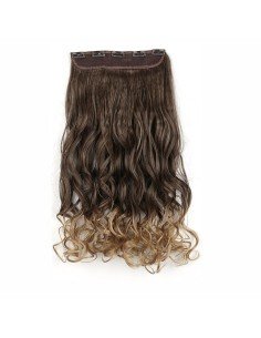Cortina de cabello Ondulada Californianas Rubio Azul 2