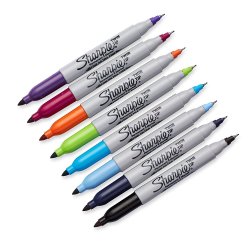 Sharpie Twin Tip Doble Punta Marcador Permanente (8 unidades)