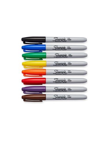 Sharpie Punta Fina Marcador Permanente  (8 unidades)