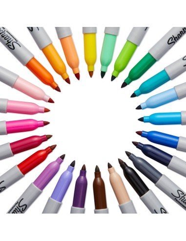 Sharpie Punta Fina Marcador Permanente  (24 unidades)