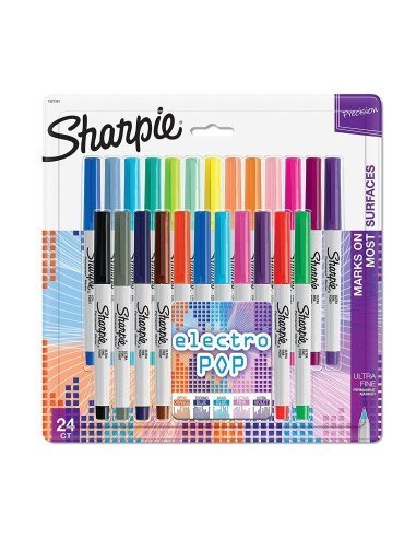 Sharpie Punta UltraFina Marcador Permanente  (24 unidades)