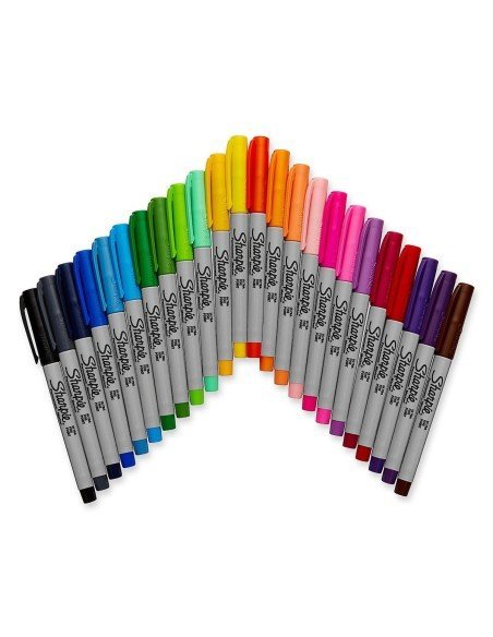 Sharpie Punta UltraFina Marcador Permanente  (24 unidades) Sharpie Punta UltraFina Marcador Permanente  (24 unidades)