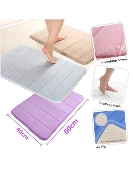 Tapete Antideslizante en Memory Foam Manta de Relajación Tapete Antideslizante en Memory Foam Manta de Relajación