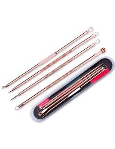 Set x4 Herramientas para remover espinillas y acné, Limpieza facil de puntos negros 2