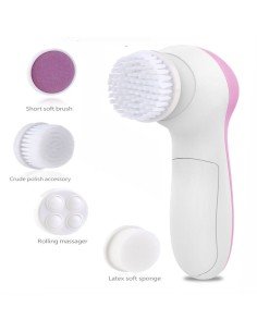 Masajeador Y Limpiador Facial Eléctrico Rosado