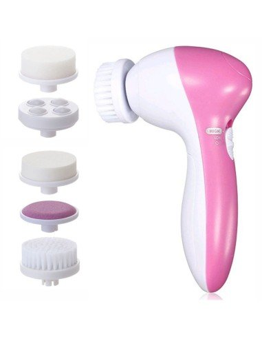 Masajeador Y Limpiador Facial Eléctrico Rosado