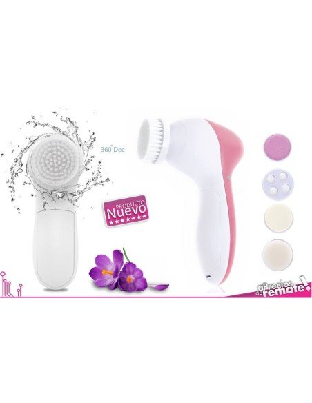 Masajeador Y Limpiador Facial Eléctrico Rosado